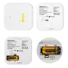 Czujnik tlenku węgla QOLTEC 52577 — alarm zasilany bateriami, poziom dźwięku 85 dB