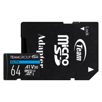 Karta flash Micro-SD 64GB-XC Team Elite A1 V30 - Micro SD (TEAUSDX64GIV30A103)