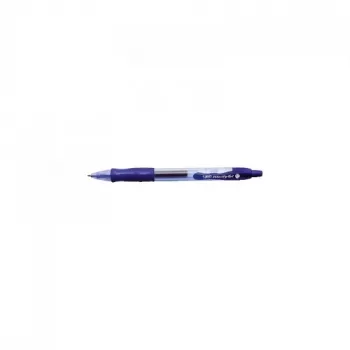 Długopis BIC 829158 — chowany na klips, niebieski tusz, przezroczysty korpus, opakowanie 12 szt.