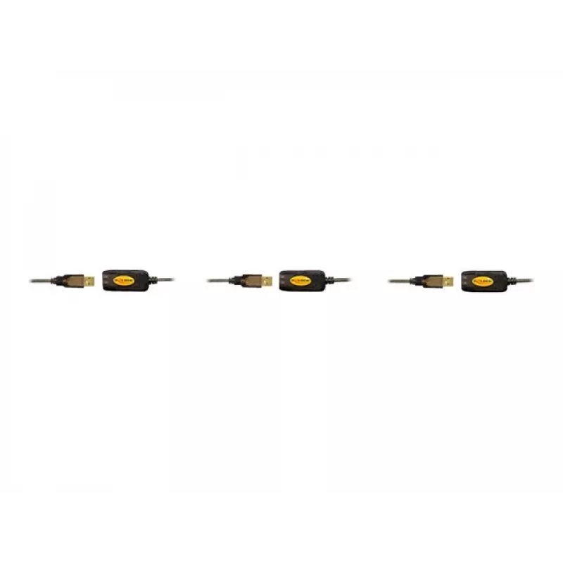 Kabel USB DeLOCK 82446 USB 2.0 10 m Czarny