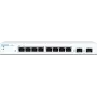 Sophos CS101-8 - Przełącznik - zarządzalny - 8 x 10/100/1000 + 2 x Gigabit SFP - Biurkowy, do montażu na ścianie