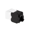 LogiLink NK4066 Moduł Keystone Płaski Czarny Biały RJ-45