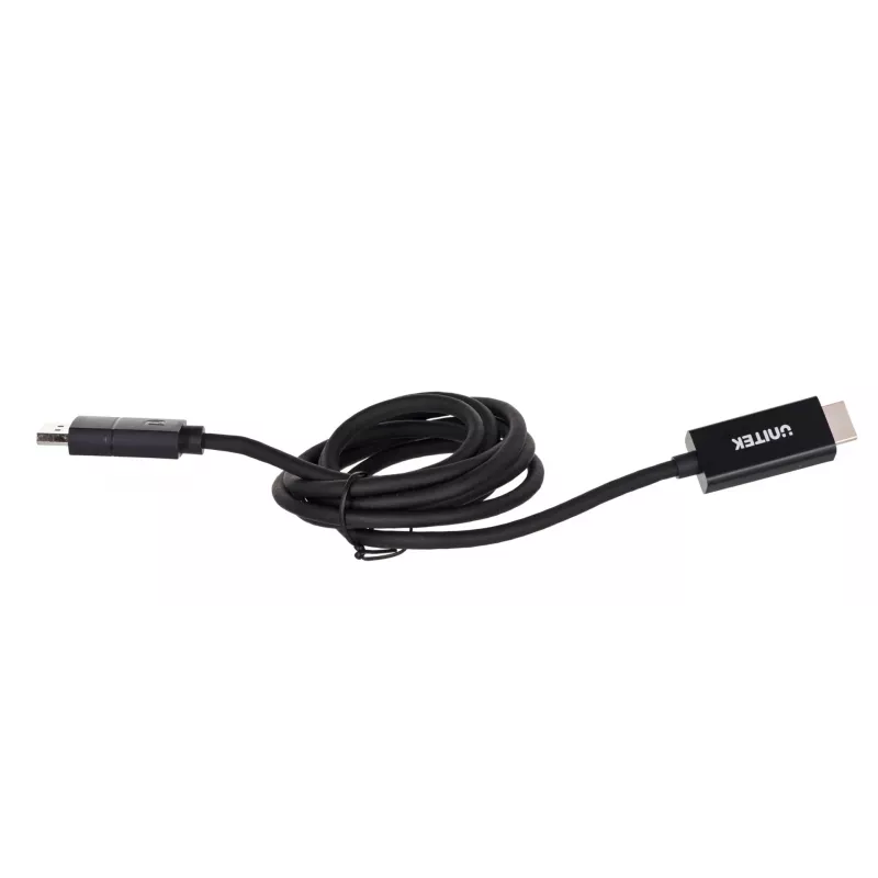 UNITEK KABEL DisplayPort 1.2, HDMI, 4K@60Hz, 1,8 m, V1608A