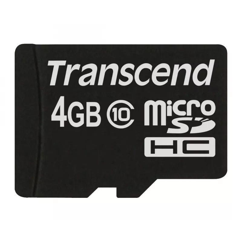 Karta pamięci flash Transcend MicroSDHC 4 GB Class 10 TS4GUSDC10