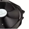 SILVERSTONE 140mm wentylator chłodzący SST-FHP141 v2.0 — 140 mm PWM wentylator do obudowy/chłodzenia, czarny