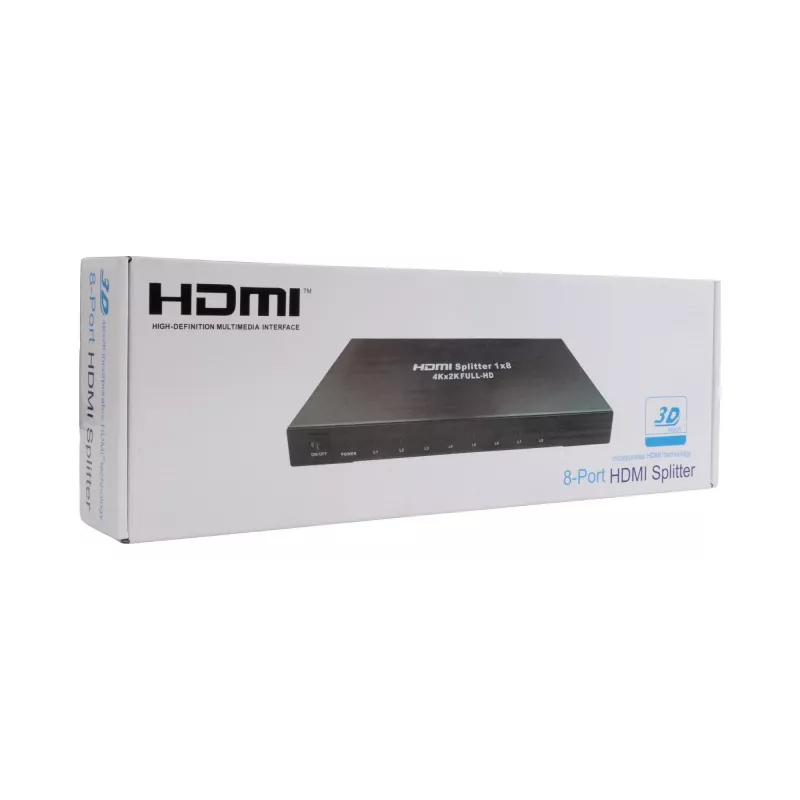 Sbox HDMI-8-V2 Rozdzielacz HDMI 1x8 4K@30 Hz