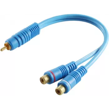 Przedłużacz cinch ShiverPeaks 40045 — przedłużacz audio RCA, 2 złącza (para)
