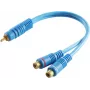 Przedłużacz cinch ShiverPeaks 40045 — przedłużacz audio RCA, 2 złącza (para)