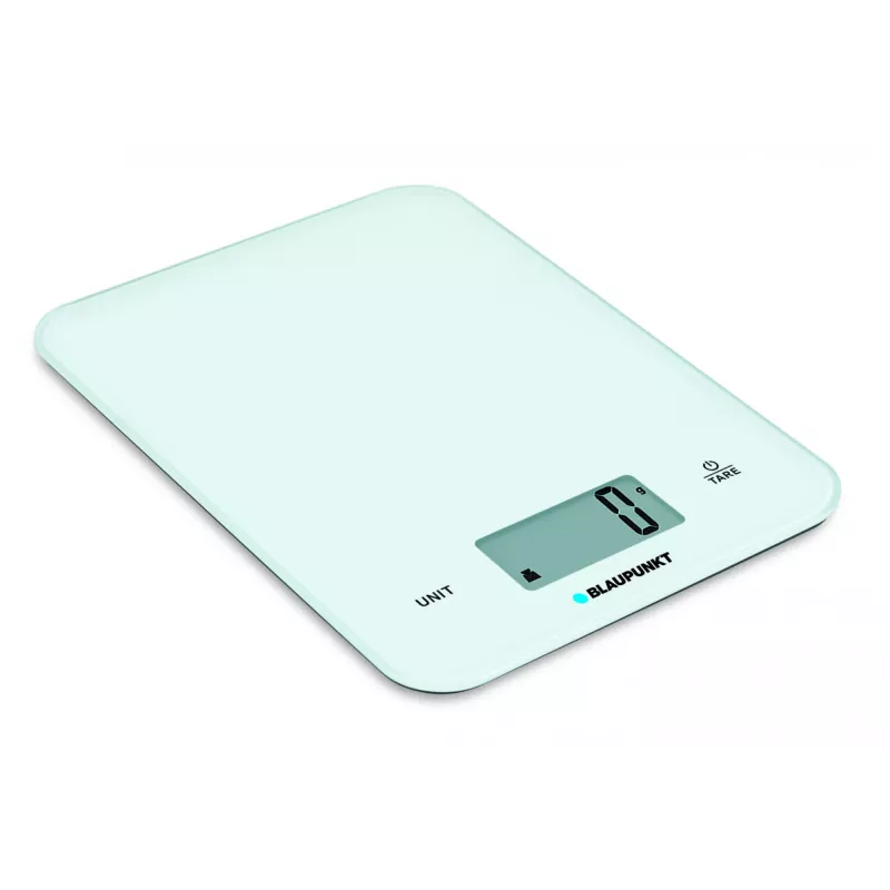 Waga kuchenna BLAUPUNKT FKS401 — biała, maks. 10 kg, dokładność 1 g, sterowanie dotykowe