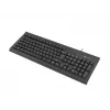 Przewodowa pełnowymiarowa klawiatura NATEC Moray ES z USB, hiszpański QWERTY, 105 klawiszy, czytnik kart identyfikacyjnych, kabel 1,5 m, czarna