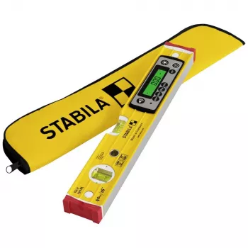 Poziomnica STABILA TECH 196 DL 19830, cyfrowa 40 cm, dokładność 0,5 mm/m, antypoślizgowa, z pokrowcem
