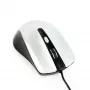 Przewodowa symetryczna mysz optyczna GEMBIRD MUS-4B-01-BS, USB typu A, 1200 DPI, 4 przyciski, czarno-srebrna