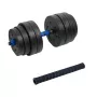 REBEL ACTIVE Regulowany hantel bitumiczny z łącznikiem 1x20kg