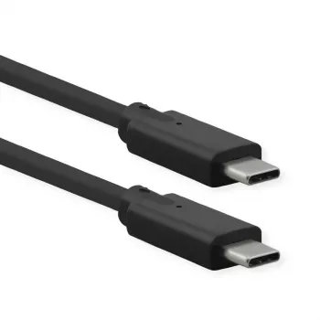 Kabel USB ROLINE 11.02.9070 USB 3.2 Gen 2 0,5 m czarny