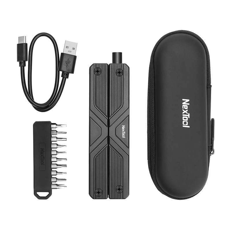 Multitool wkrętarka elektryczna Nextool GEMINI NE20213, 13-w-1, moment 3 N·m, ładowarka USB-C, ostrza ze stali nierdzewnej