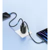 Szybka ładowarka USB i USB-C 30W GaN usams CC229 biała — wskaźnik LED, kompaktowa konstrukcja