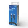 Kabel Savio USB-C - USB-C CL-174 1m czarny USB 3.2 Gen 1