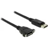 Kabel DisplayPort DeLOCK 85114 1m M-F Czarny