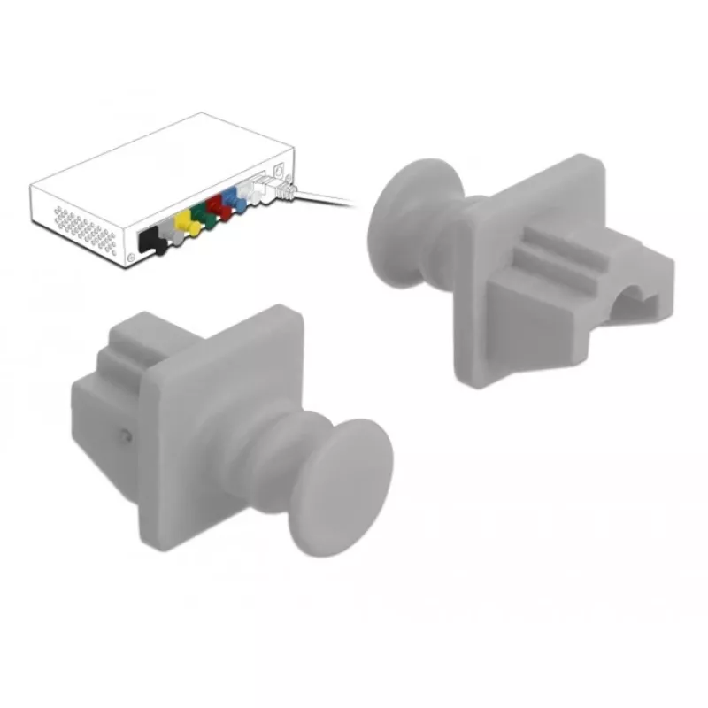 Osłona przeciwkurzowa DeLOCK 86508 RJ-45 10 szt.