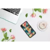 Etui telefoniczne iKins do iPhone XS Max — wzór mozaiki, czarny