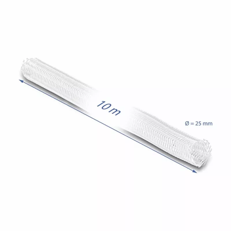 Oplot kablowy DeLOCK 20816 10 m x 25 mm biały