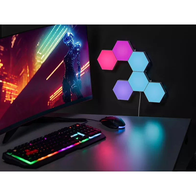 Wpuszczany panel LED RGB TRACER Smart Hexagon Tracer 47256 Ambience TRAOSW47256