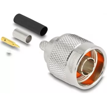 Złącze koncentryczne DELOCK adapter męski N-type 20×30×20 mm (model 91766)