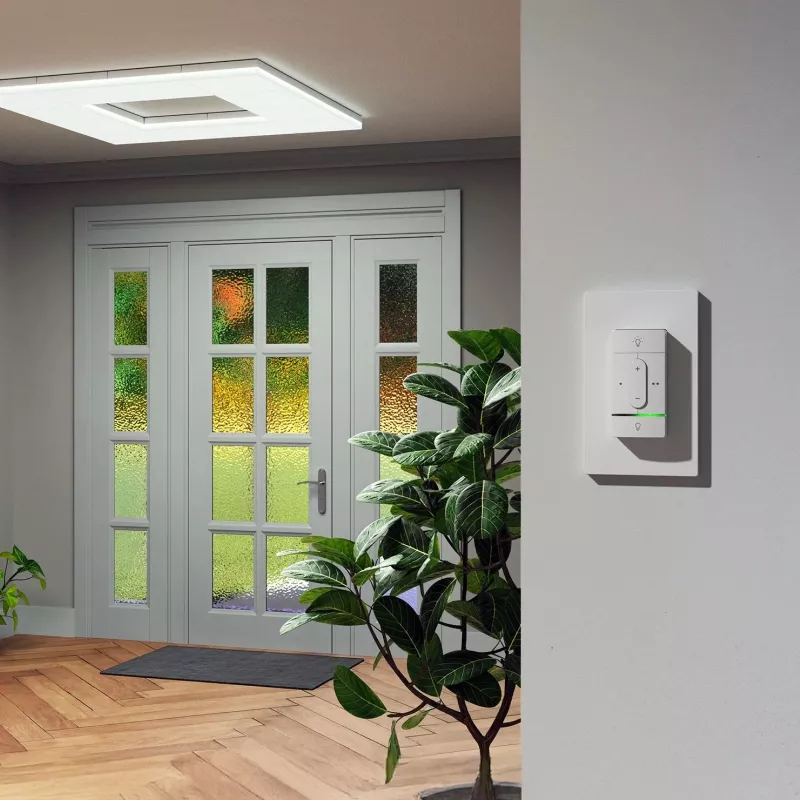 Inteligentny przełącznik bezprzewodowy Nanoleaf N4400C02-1BUT — zasilany bateriami, konfigurowalne sterowanie inteligentnym oświetleniem i urządzeniami