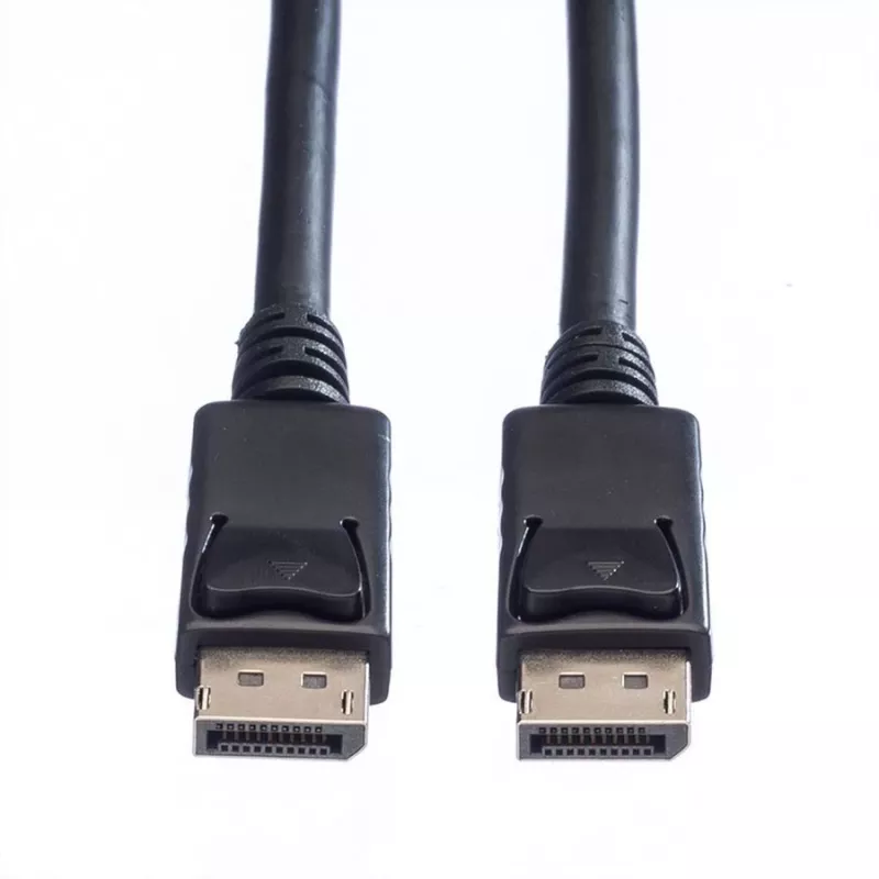Kabel połączeniowy Value DisplayPort, wtyk DisplayPort, wtyk DisplayPort 1,50 m czarny 11.99.5767, ekranowany