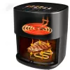 Gorące powietrze frytownica Cecotec Cecofry&Grill Duoheat 6500, 6,5 l, 2200 W, dotykowy LCD, czarny