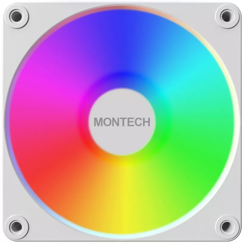 WENTYLATOR OBUDOWY 120MM GF120R V2/ARGB PWM 3W1 (W) MONTECH