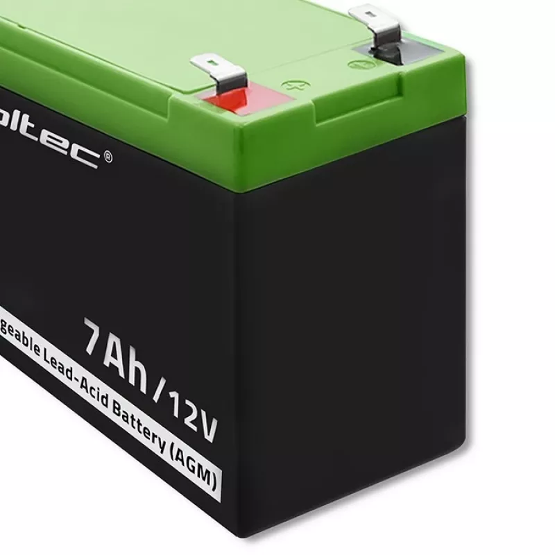 Qoltec 53076 Bateria AGM | 12V | 7Ah | Systemy alarmowe