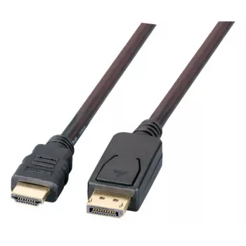 Kabel EFB-Elektronik DisplayPort/HDMI Full HD, A-A St-St, 2 m, czarny Producent: EFB Elektronik (K5561SW.2V2)
