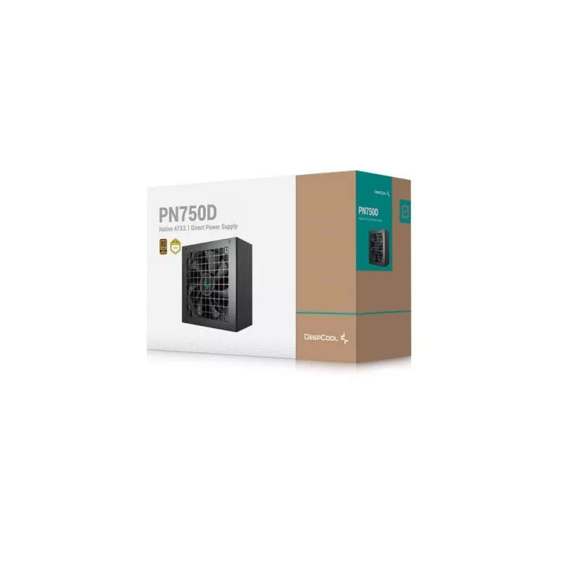 DeepCool PN750D zasilacz 750 W 20+4 pin ATX ATX Czarny