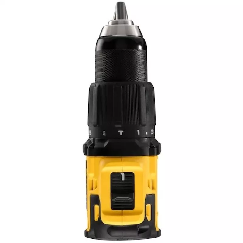 Wiertarko-wkrętarka akumulatorowa DeWALT DCD709N-XJ, bezszczotkowa 18V, 2-biegowa, 1650 obr./min, 65 N·m, uchwyt bezkluczykowy 1.5–13 mm, 1.2 kg