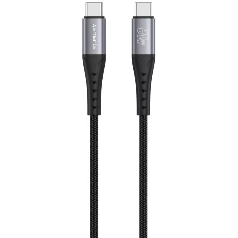 Kabel USB 4smarts 541454 1,5m USB-C czarny
