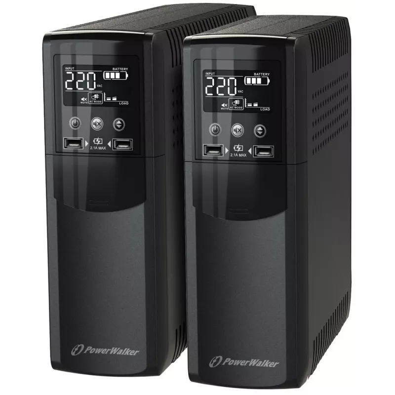 PowerWalker VI 800 CSW IEC zasilacz bezprzerwowy (UPS) Line-Interactive 0,8 kVA 480 W 8 gniazd AC