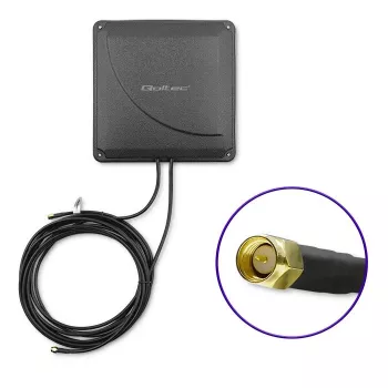 Zewnętrzna antena 4G LTE Dual MIMO QOLTEC 57041 35 dBi 50 W
