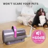 PETKIT DT5-EU Odkurzacz i maszynka do strzyżenia włosów dla kotów i psów, czarno-fioletowy