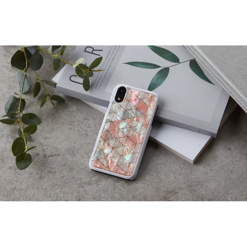 Etui na smartfona iKins do iPhone XR — diamentowo białe etui ochronne
