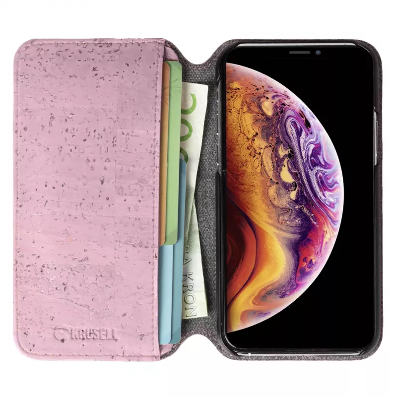 Folio Case Krusell Birka iPhone 11 Pro Max 16.5 cm Różowy