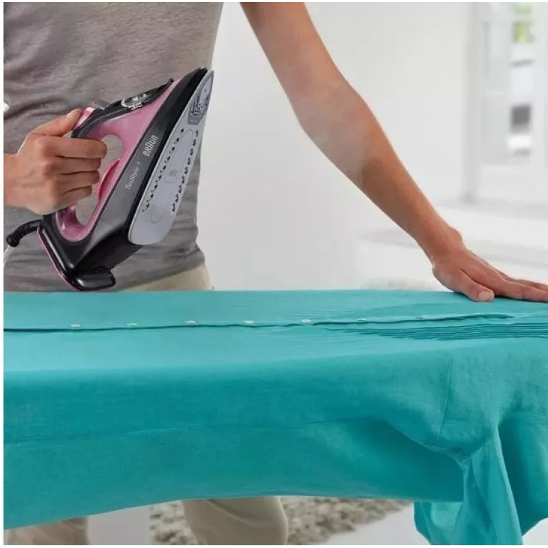 Braun TexStyle 1 Żelazko parowo-suche Ceramiczna stopa 2000 W Czarny, Fioletowy
