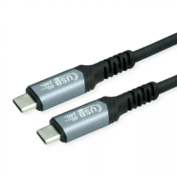 Kabel USB VALUE 11.99.9086 USB4 Gen 3x2 1 m USB C czarny