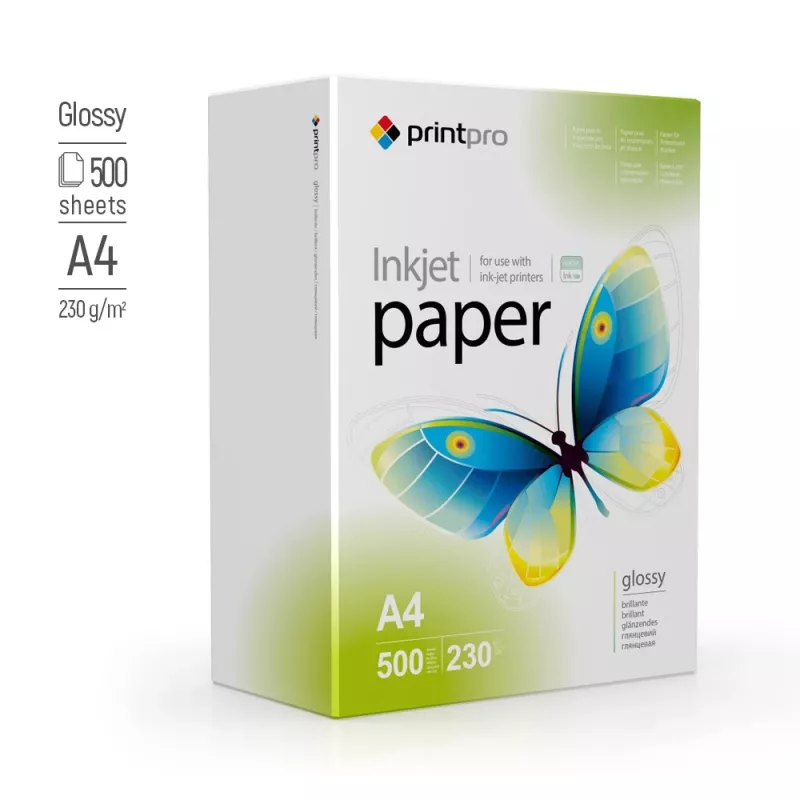 Papier fotograficzny ColorWay PrintPro PGE230500A4 230 g/m², A4, 500 arkuszy