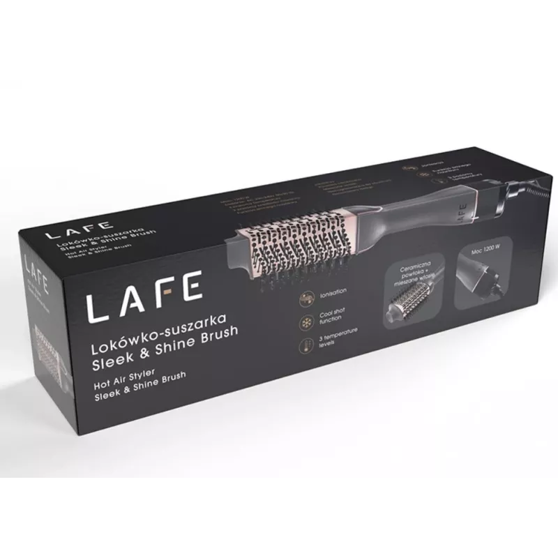 Szczotka Hot Air Styler LAFE 47460 Sleek and Shine Brush — model szczotki na gorące powietrze LAFE 47460
