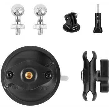 Uchwyt przyssawkowy PULUZ Magic Arm Tripod (czarny)
