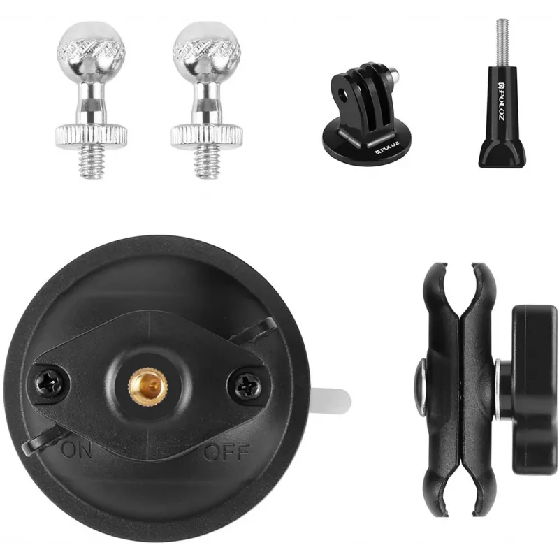 Uchwyt przyssawkowy PULUZ Magic Arm Tripod (czarny)