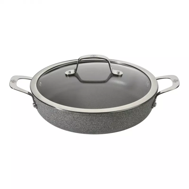 Patelnia Ballarini Salina Granitium, głęboka z 2 uchwytami, granitowa, 28 cm 75002-810-0