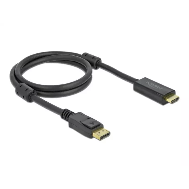 Kabel DeLOCK Aktywny DisplayPort 1.2 do HDMI 4K 60 Hz 1 m