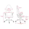 Deltaco DC130 Gamingstuhl Soft Woven Mesh, czarny (GAM-180)